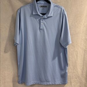 PGA Tour Pebble Beach Blue Performance Polo